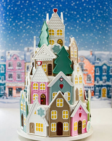 Forma De Chocolate - Folha De Modelagem - Placa Decorativa De Natal- BWB10237